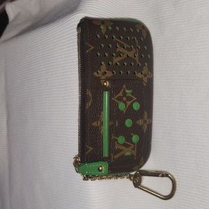 Louis Vuitton Monogram *Limited Edition* Perforated Pochette Cles Coin Purse